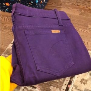 Joe’s The Skinny Purple jeans